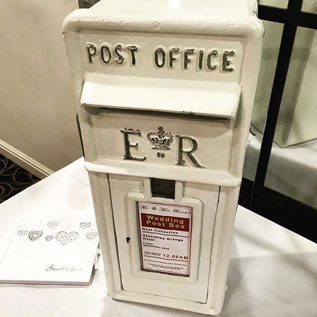 White Postbox